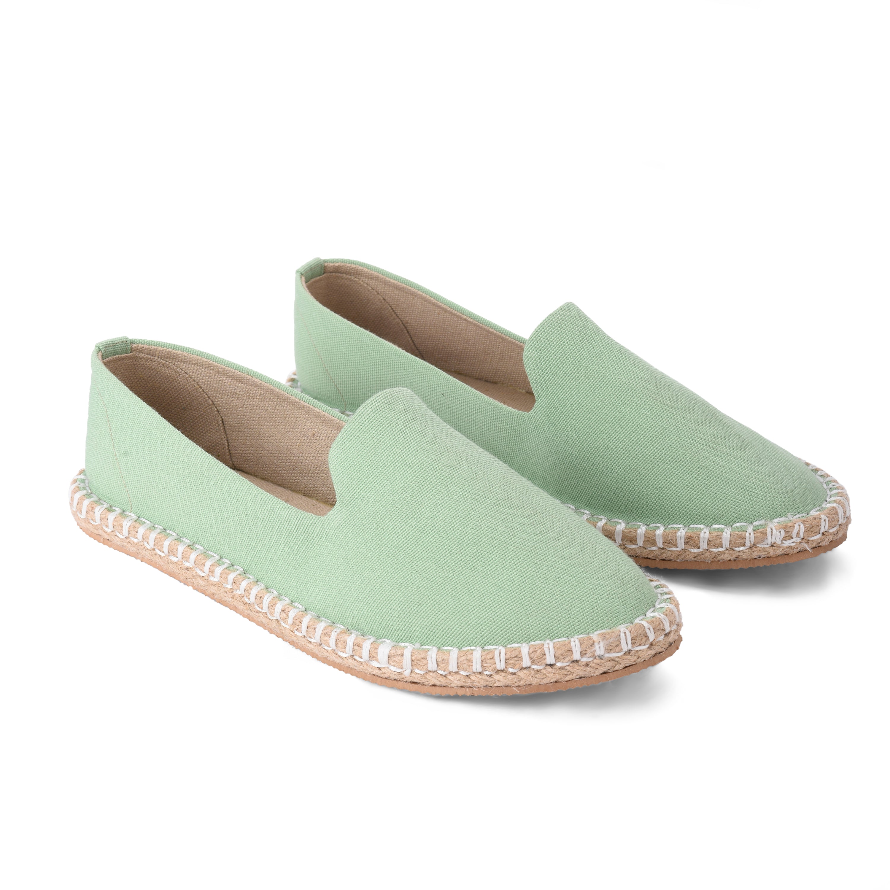 Pistachio Minimalist Espadrilles - PAVO Egypt