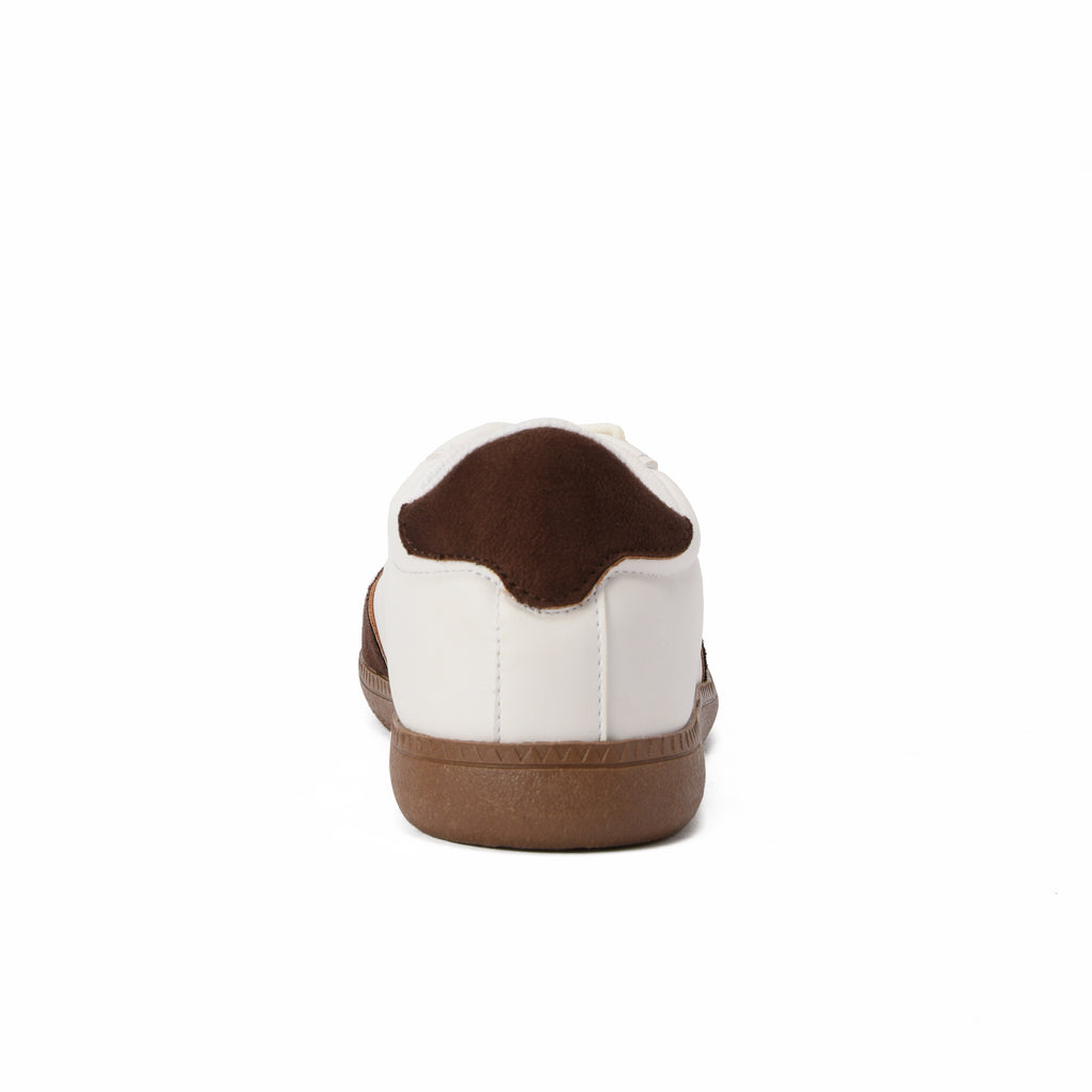White x Brown Aero Sneakers