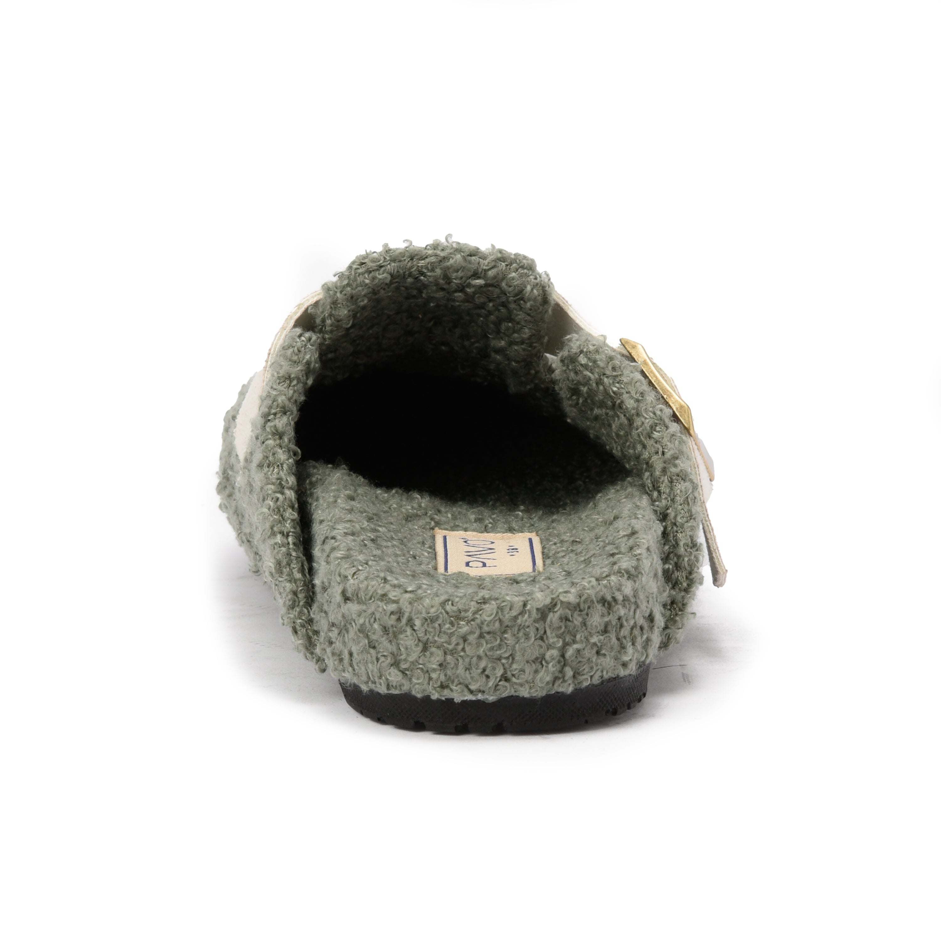 Olive Snuggle mule