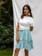Mint Caroline Skirt - PAVO Egypt