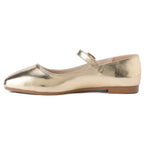 Gold Mary Jane ballerina - PAVO Egypt
