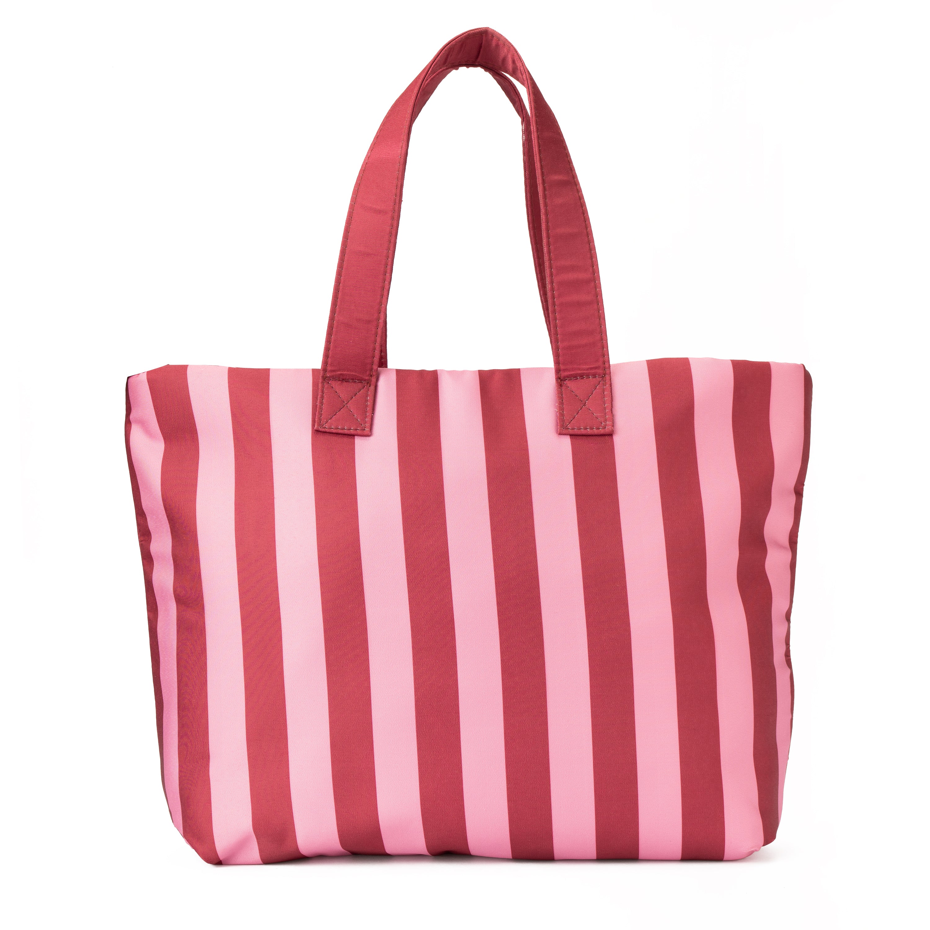 Striped Purple Tote Handbag