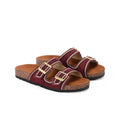 Burgundy Sand Slippers