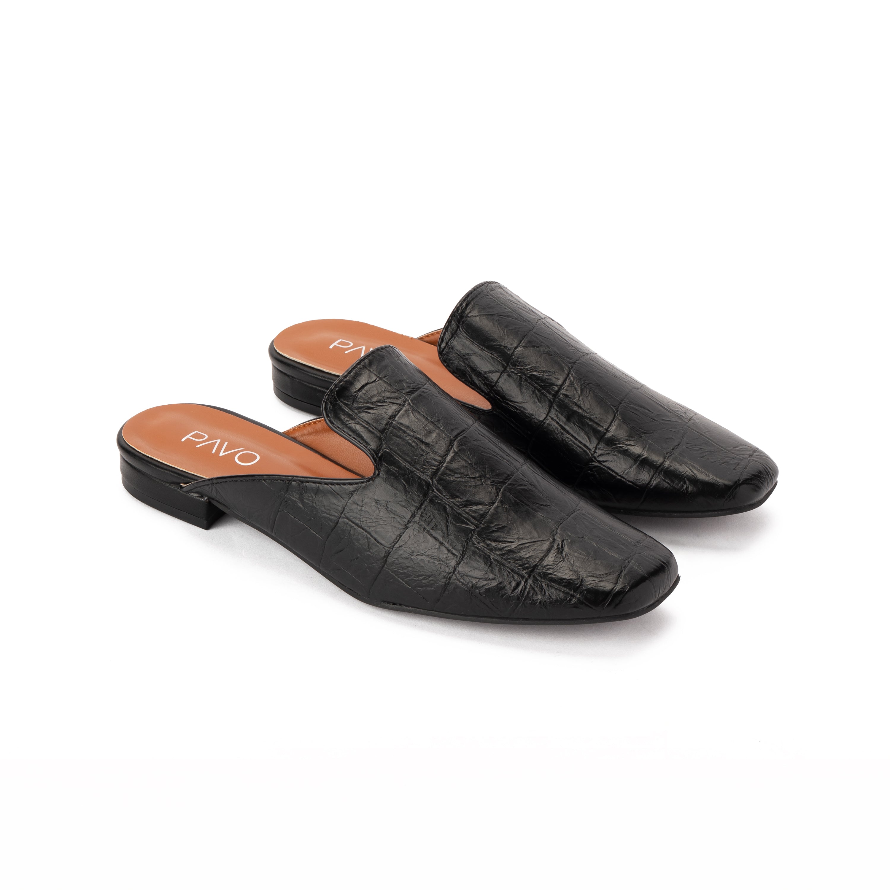 Black Monaco Mule
