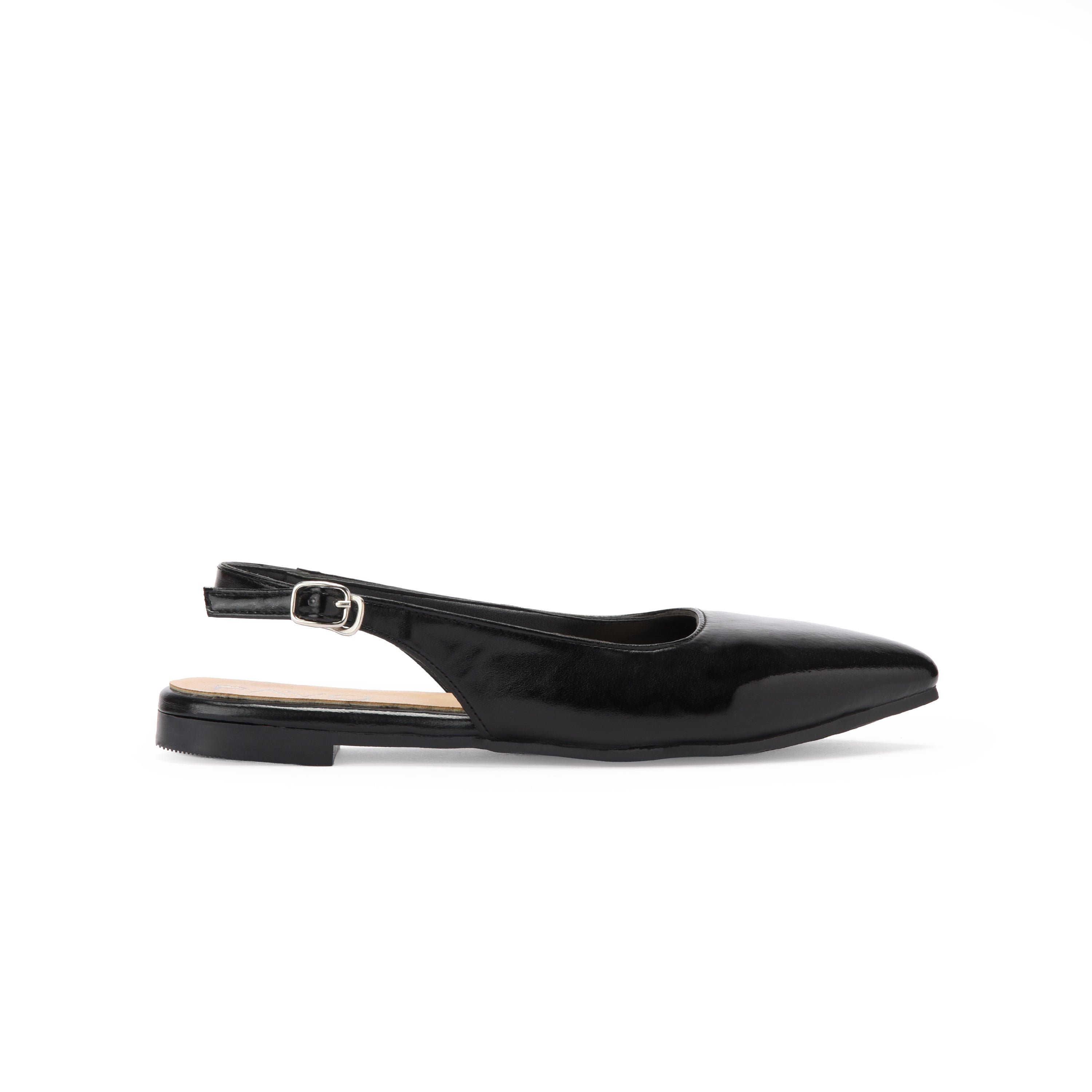 Black Pointy Mules