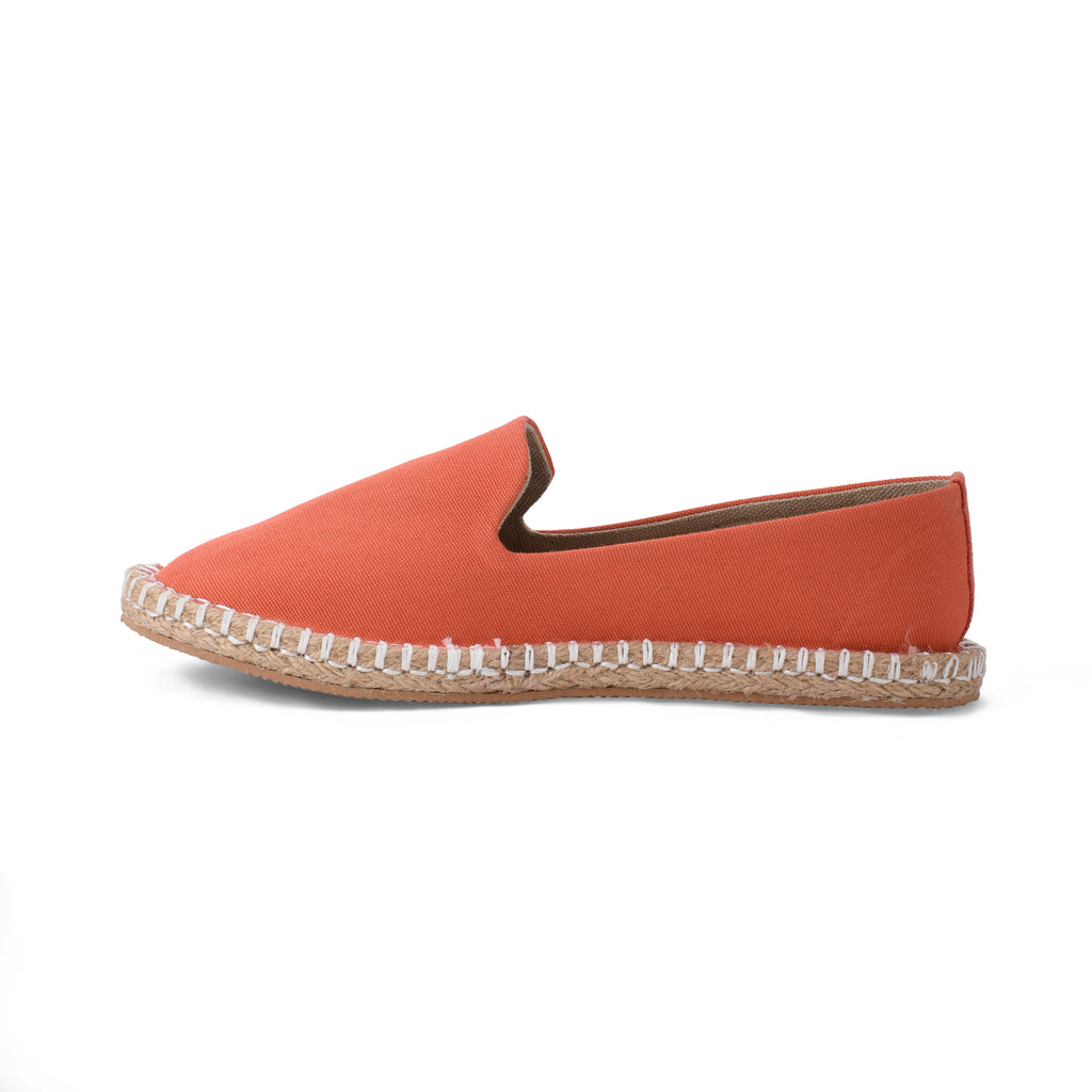 Orange Minimalist Espadrilles - PAVO Egypt