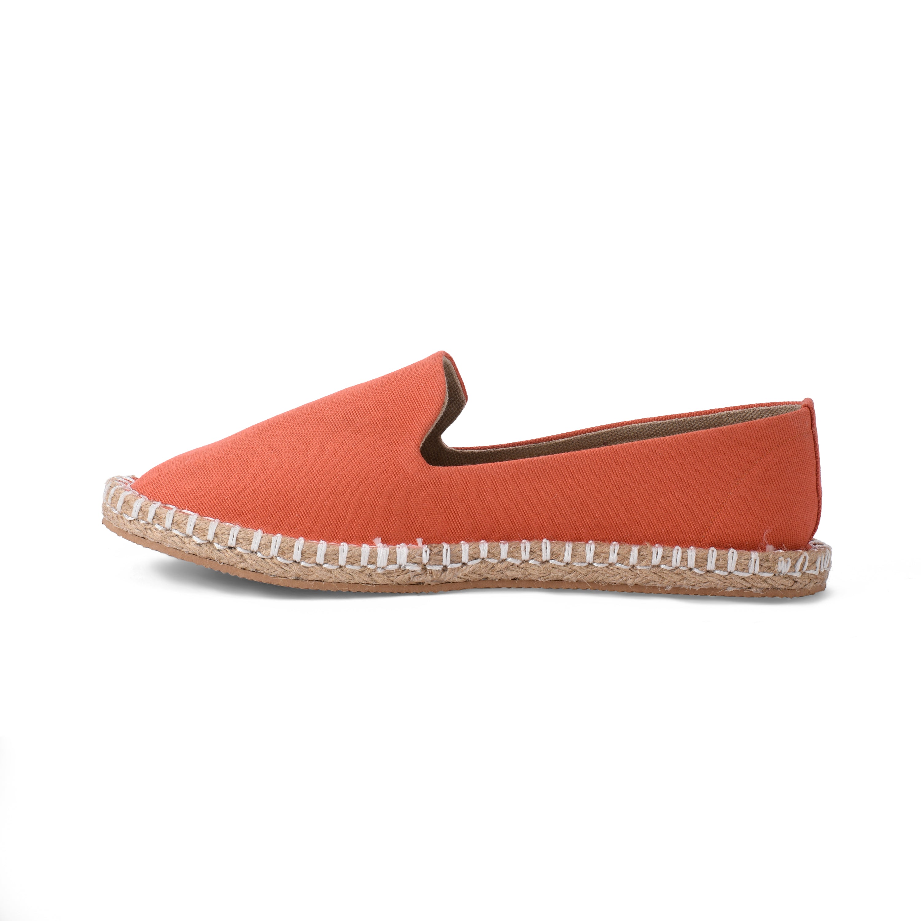 Orange Minimalist Espadrilles - PAVO Egypt