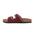 Burgundy Sand Slippers