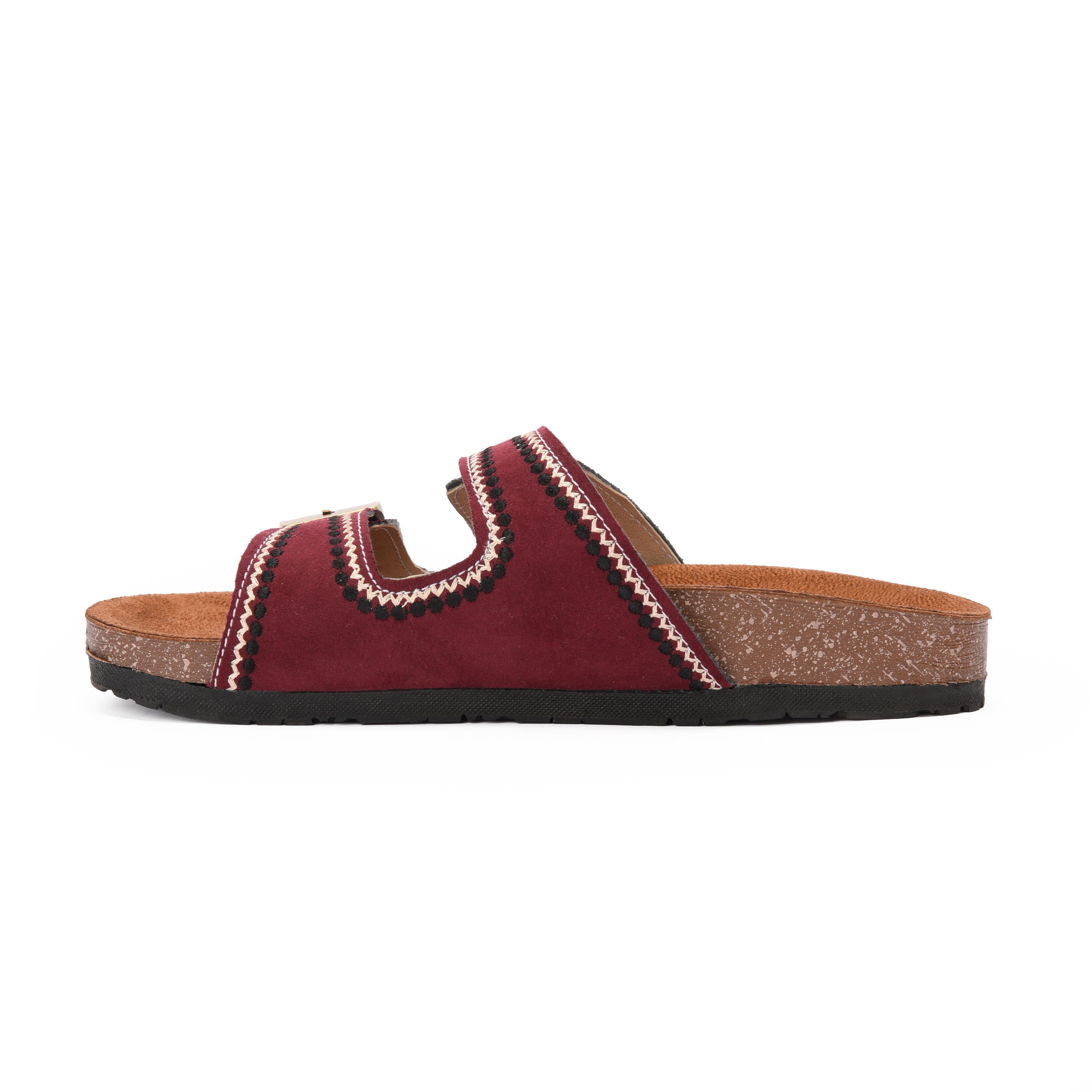 Burgundy Sand Slippers