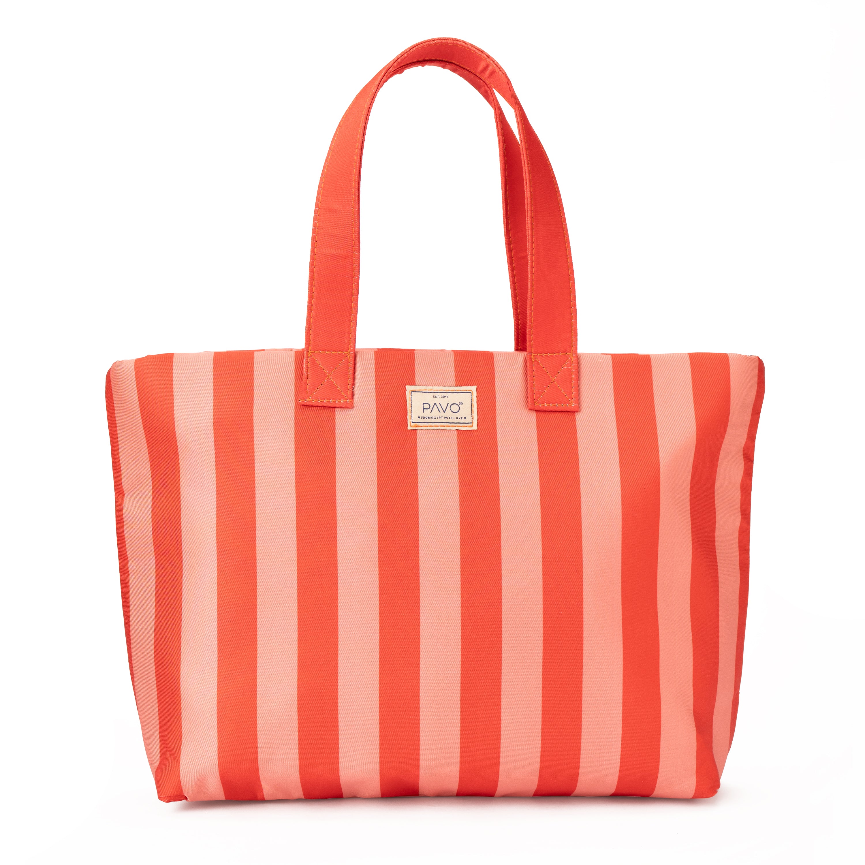 Striped Simon Tote Handbag