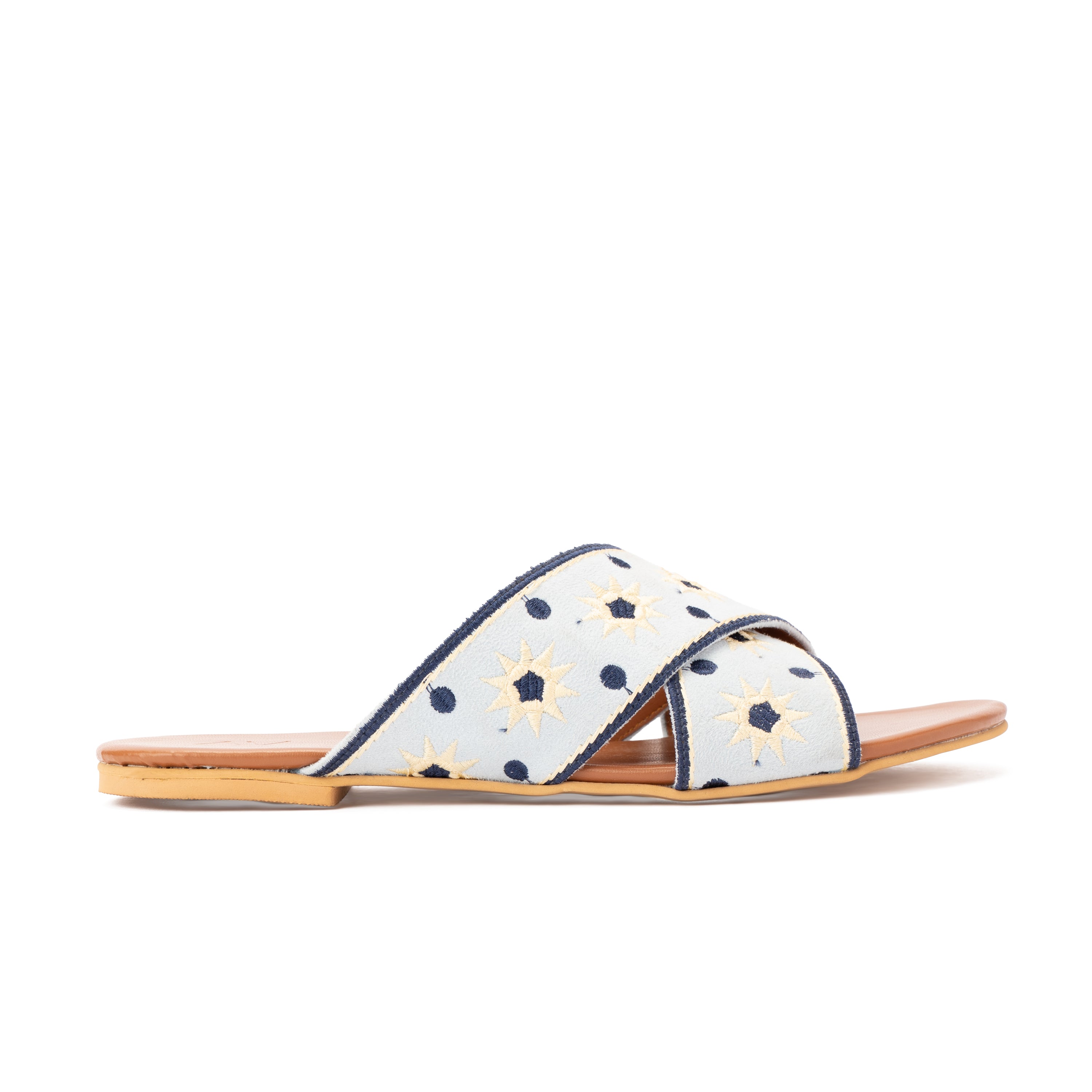 Baby Blue Cross slippers