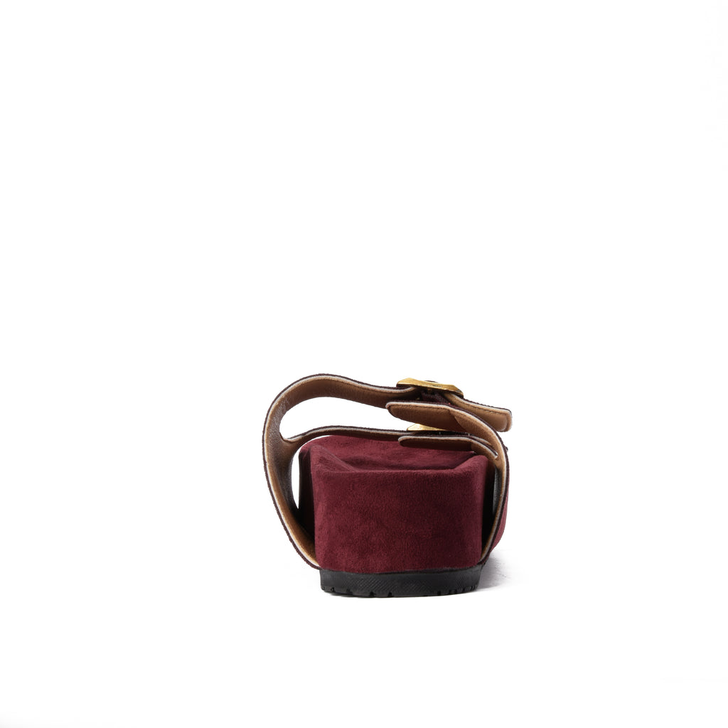 Burgundy Sway Slipper