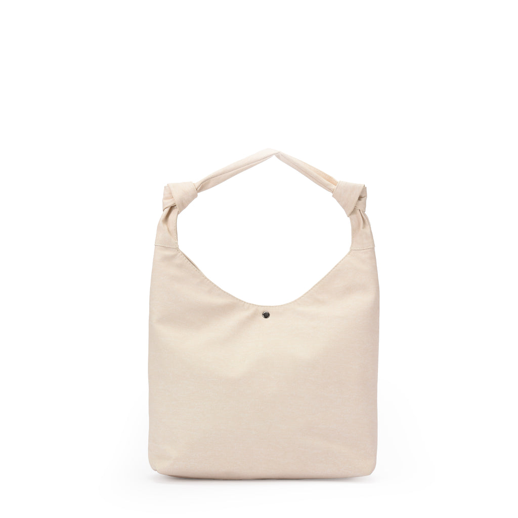 Beige Denim Handbag