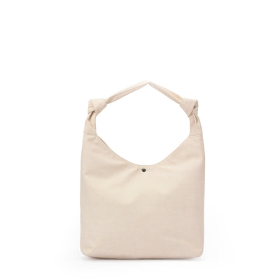 Beige Denim Handbag