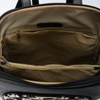 Laptop Black with Matrix embroideries fabric Backpack/Cross