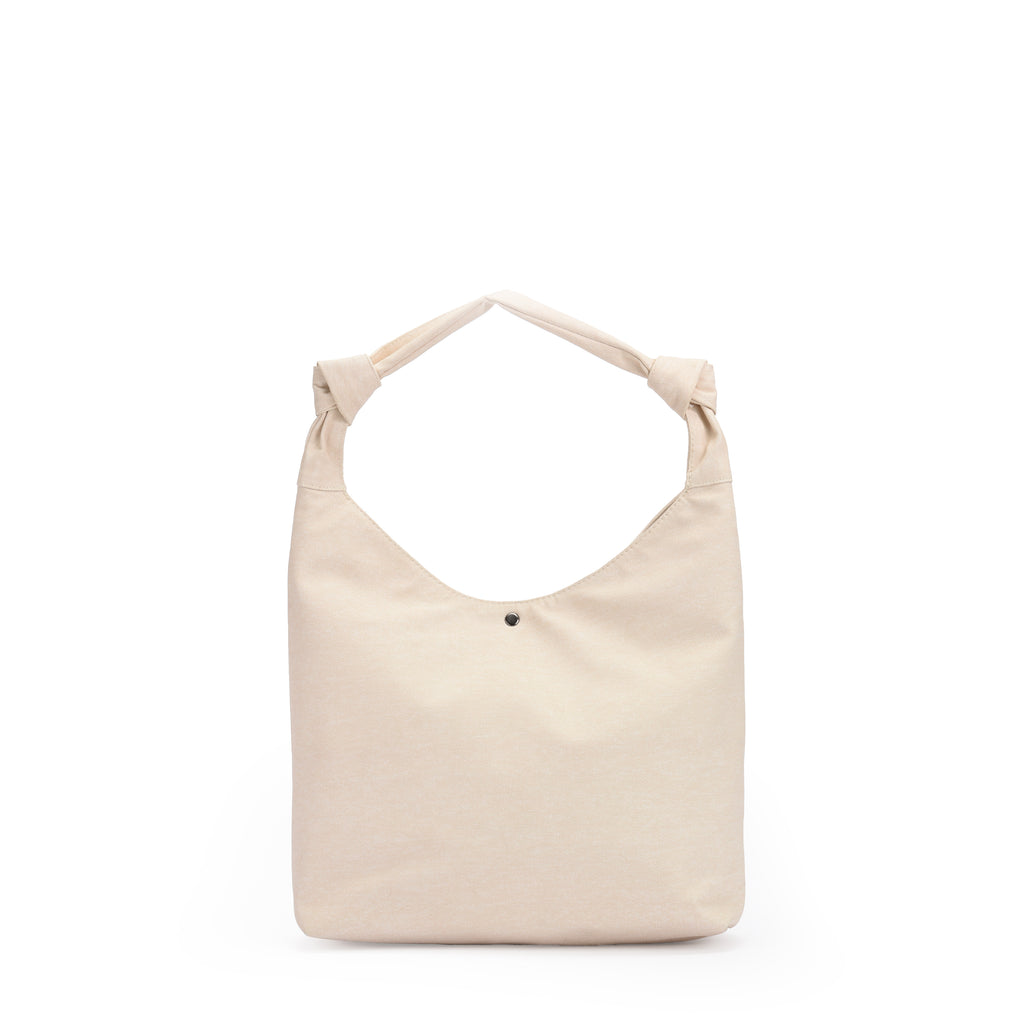 Beige Denim Handbag