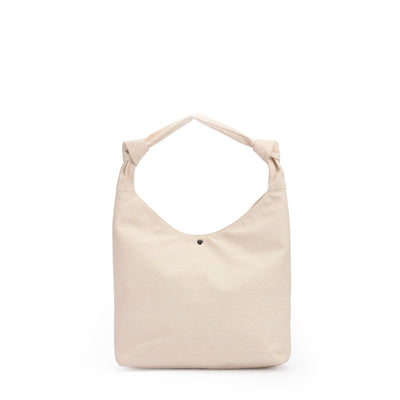 Beige Denim Handbag
