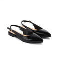 Black Pointy Mules