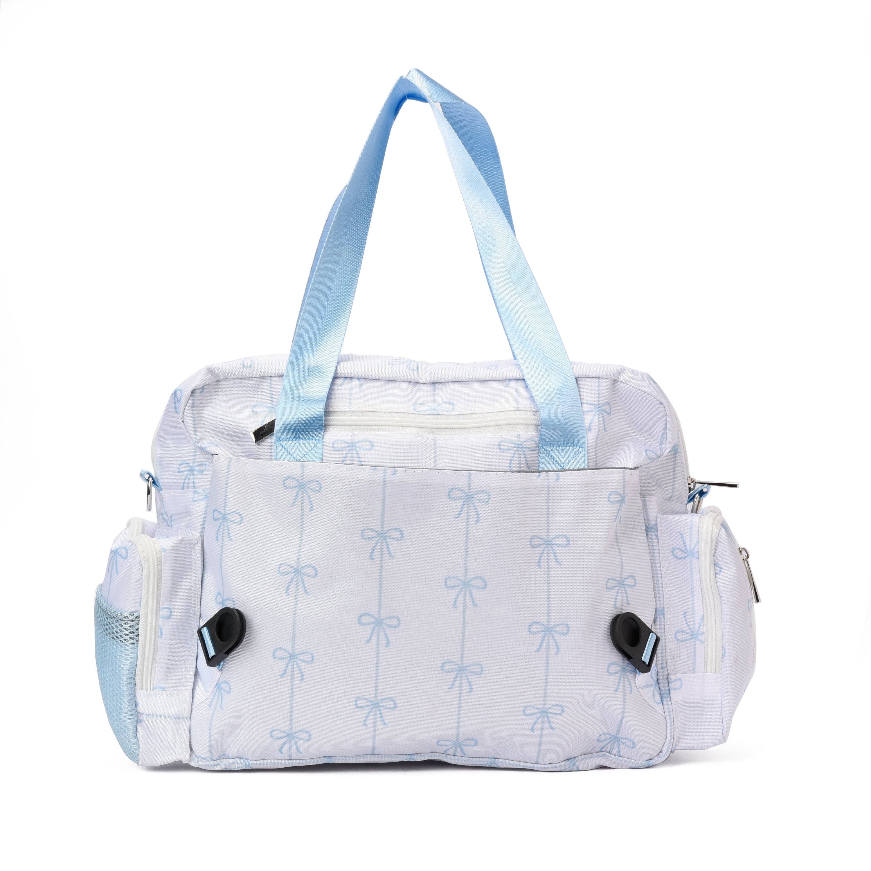 Baby Blue Bow Diaper Bag