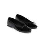 Black Metallic Ballerina