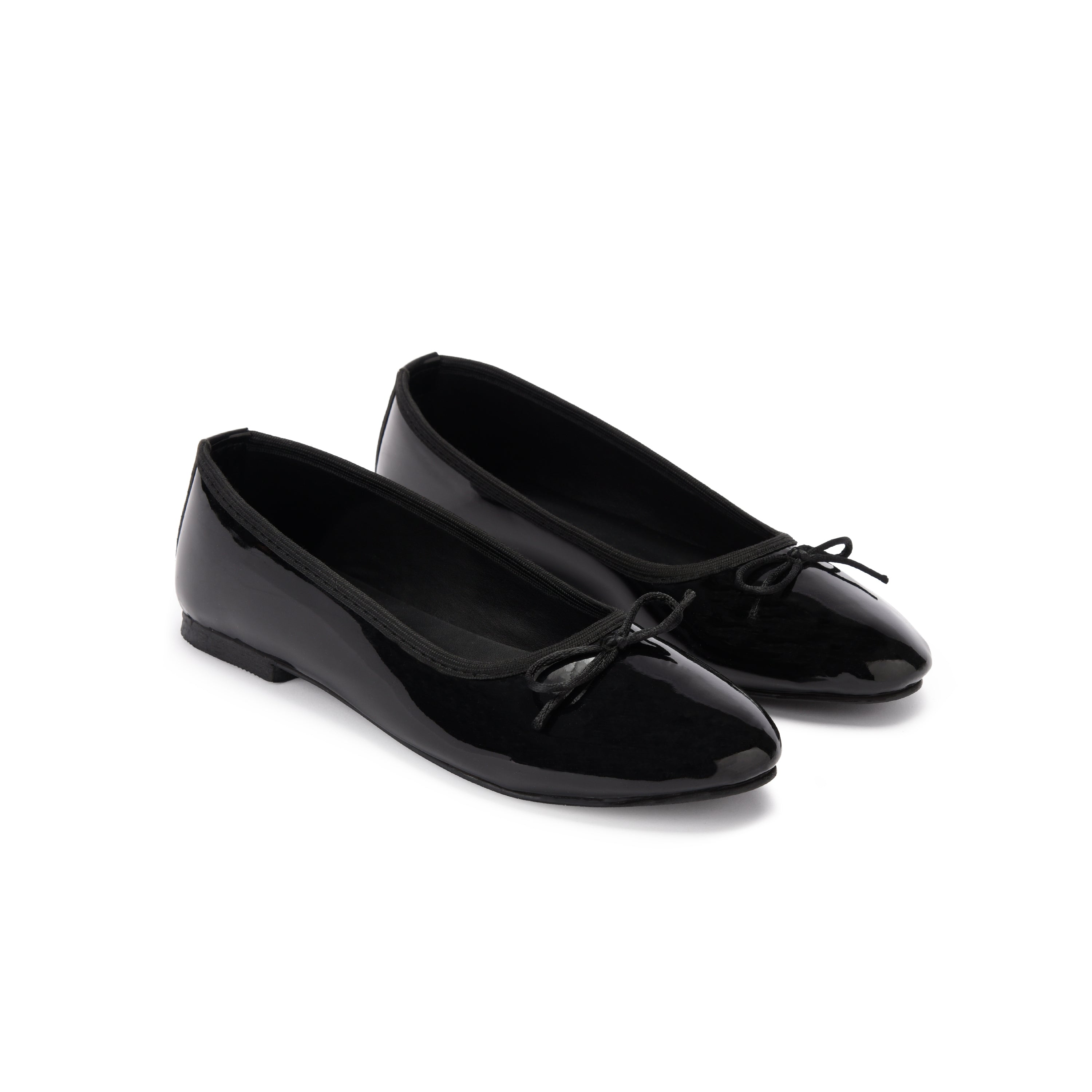 Black Metallic Ballerina