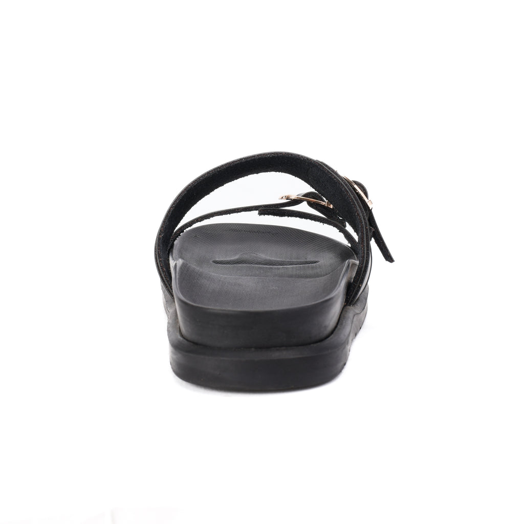 Black Lenny slipper - PAVO Egypt