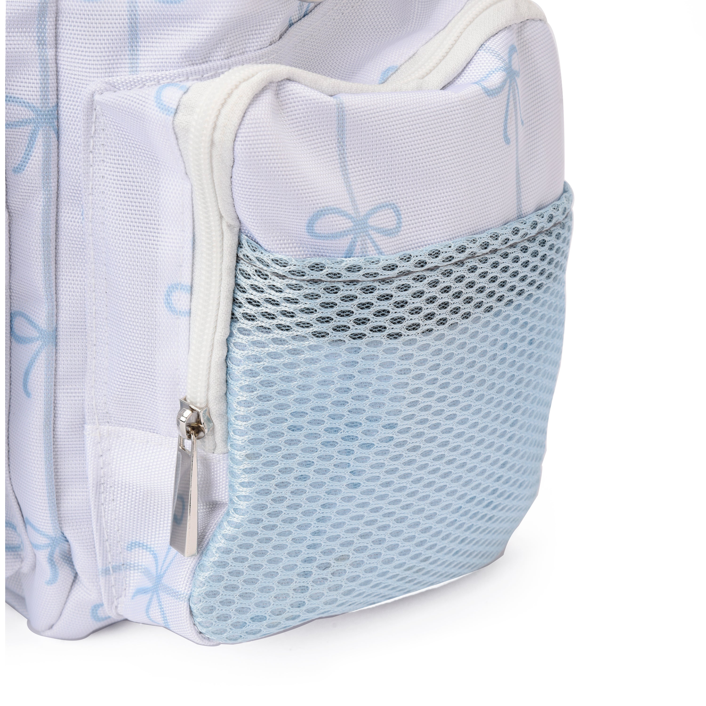 Baby Blue Bow Diaper Bag