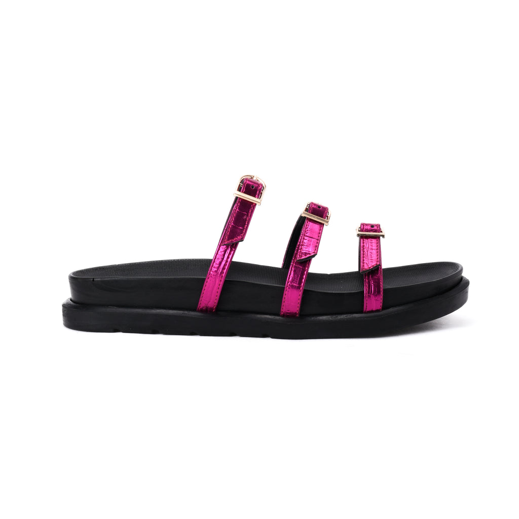 Pink Vola Slippers - PAVO Egypt