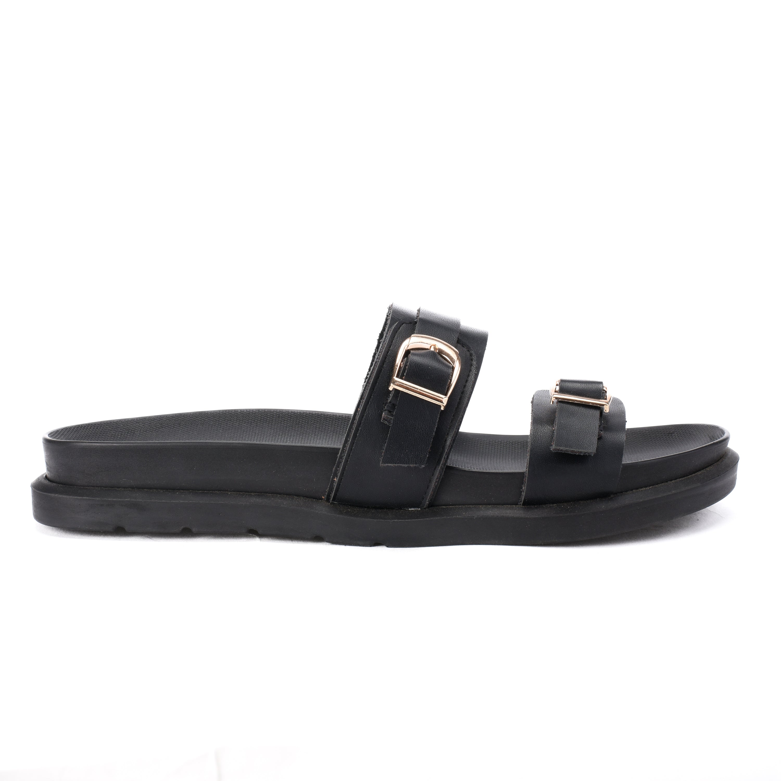 Black Lenny slipper - PAVO Egypt