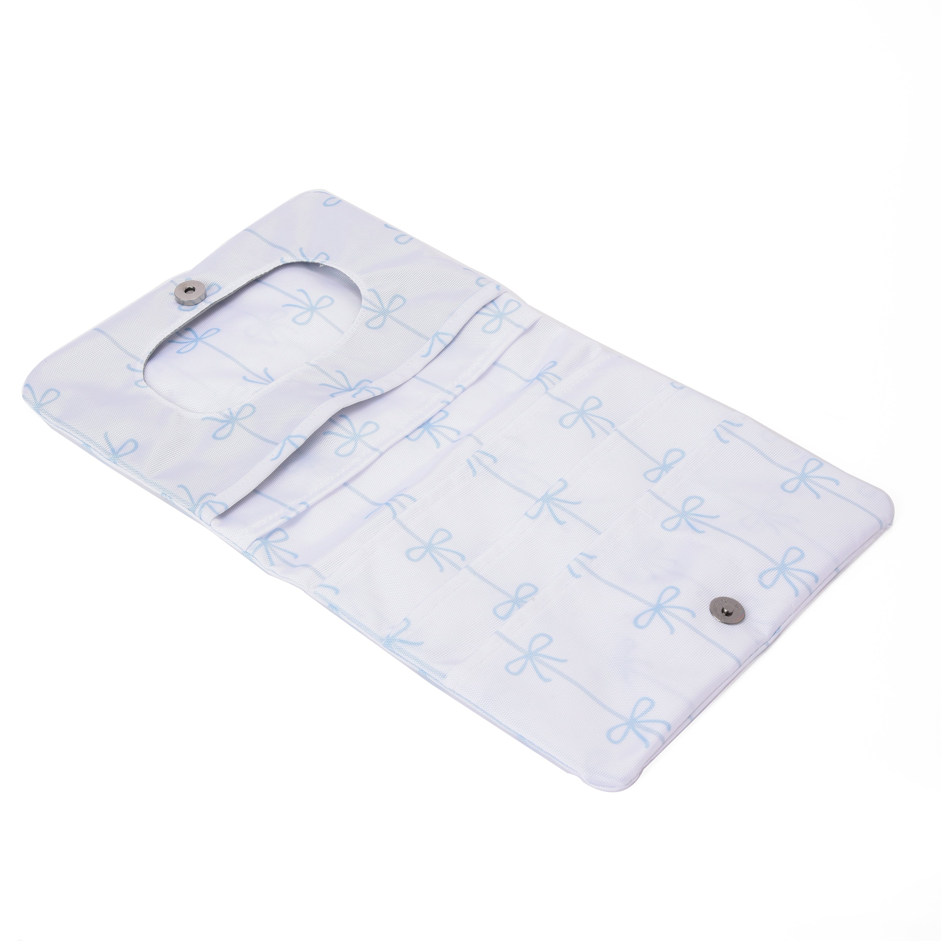 Baby Blue Bow Diaper Bag
