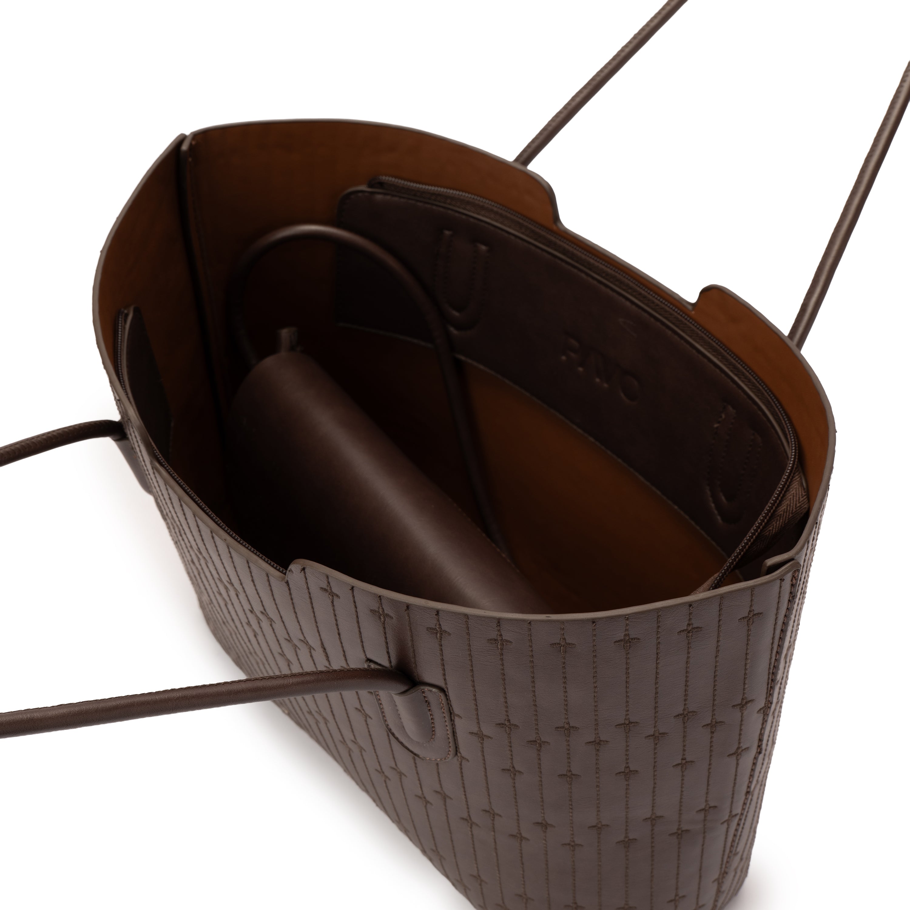 Brown Velvet ToteHandbag