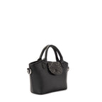 Black Geometric Mini Handbag