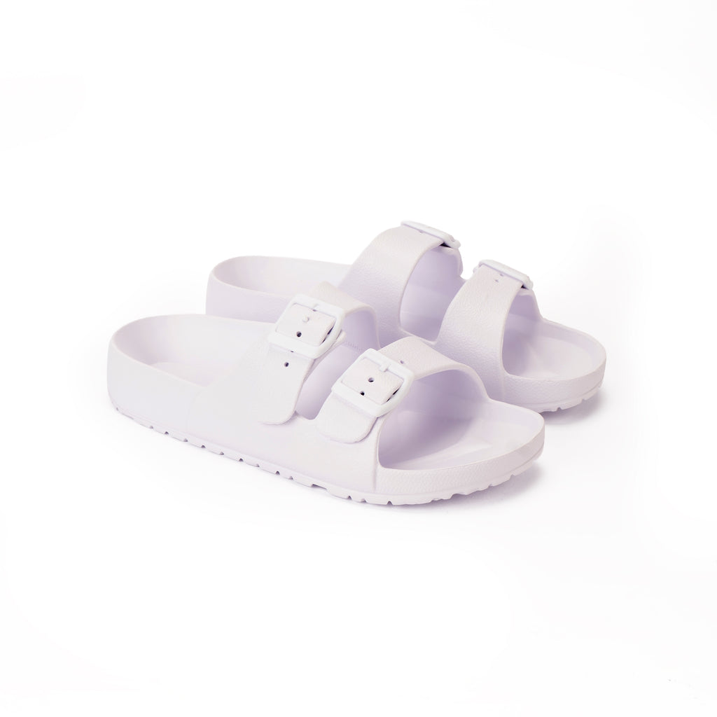 White Allura slippers