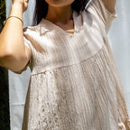 Lora Beige dress - PAVO Egypt