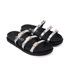 Silver Vola Slippers - PAVO Egypt