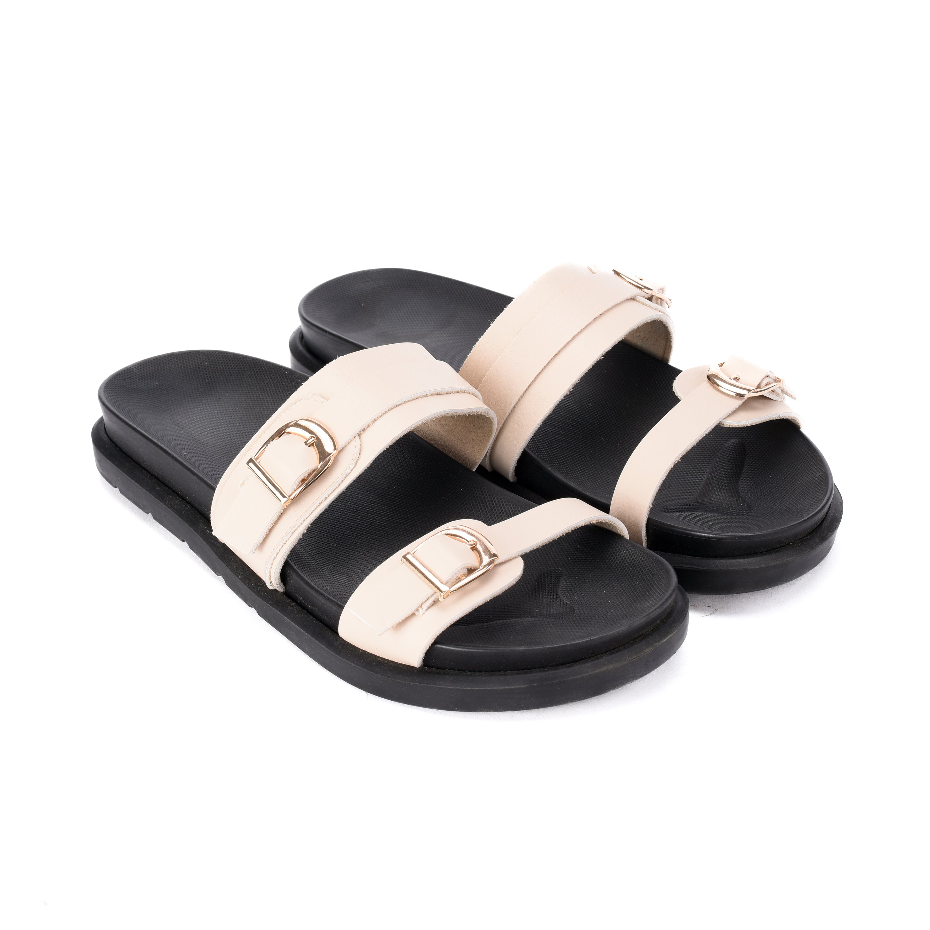 Beige Lenny slipper - PAVO Egypt