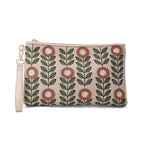 Beige floral Clutch - PAVO Egypt