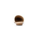Beige Striped mule