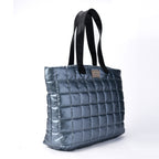 Large Blue metallic Tote Handbag - PAVO Egypt