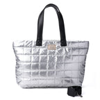 Large Silver Tote Bag Handbag - PAVO Egypt