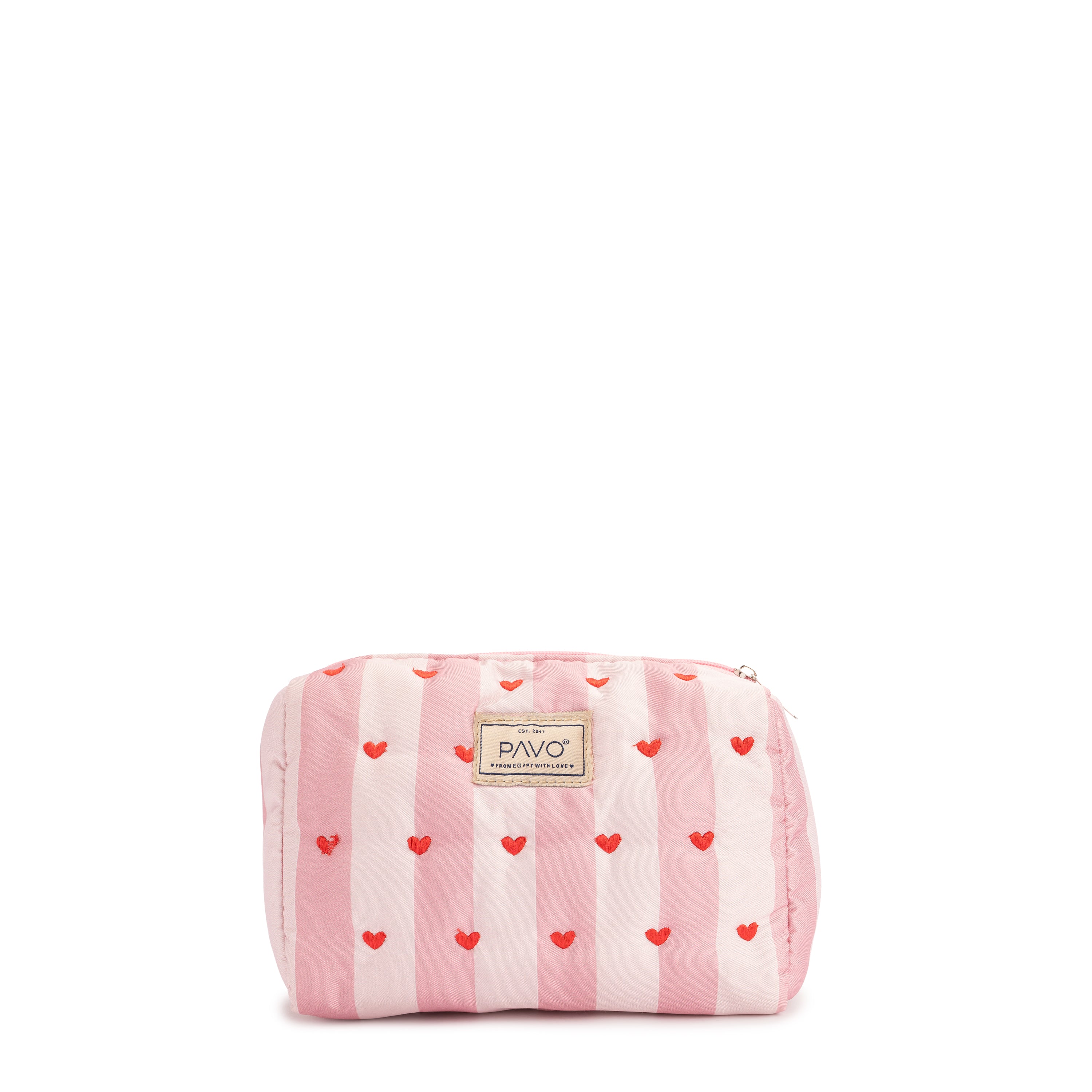 Sweetheart stripes Makeup Bag