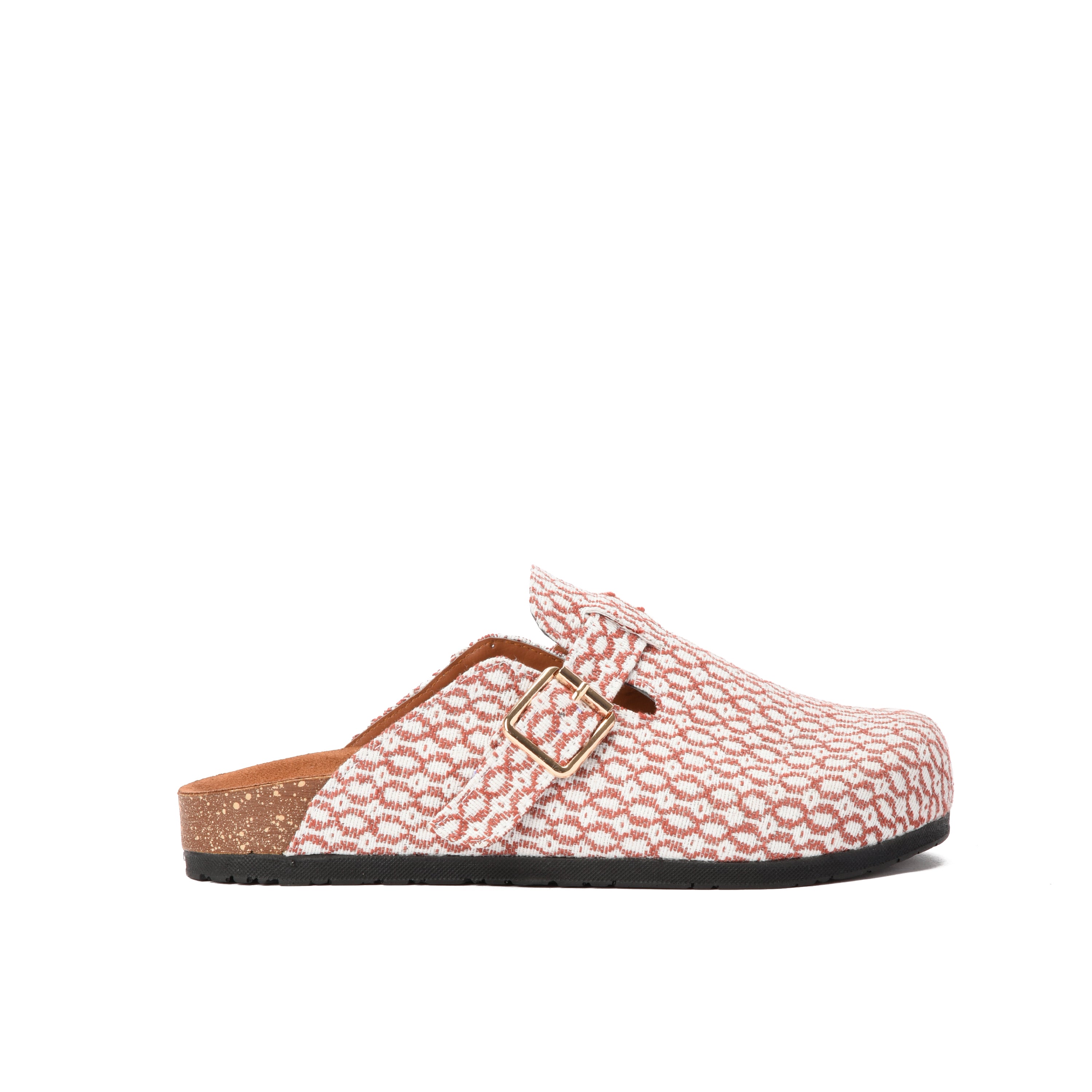 Burgundy Pixel mule