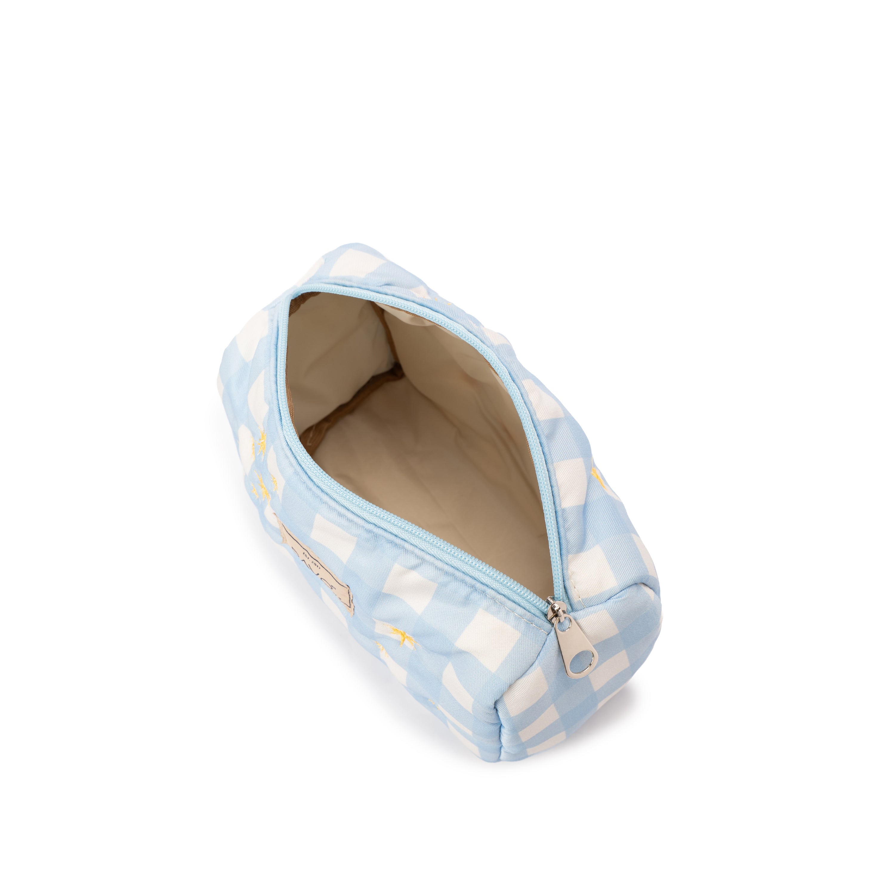 Daisy Blue Makeup Bag
