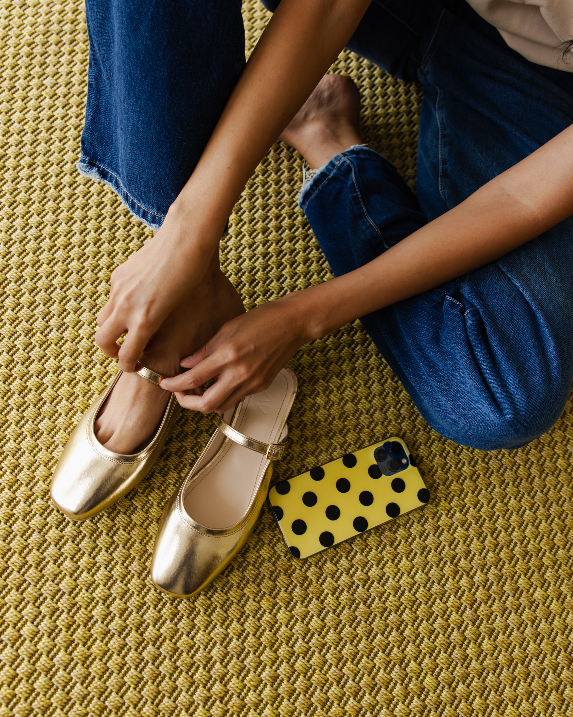 Gold Mary Mule