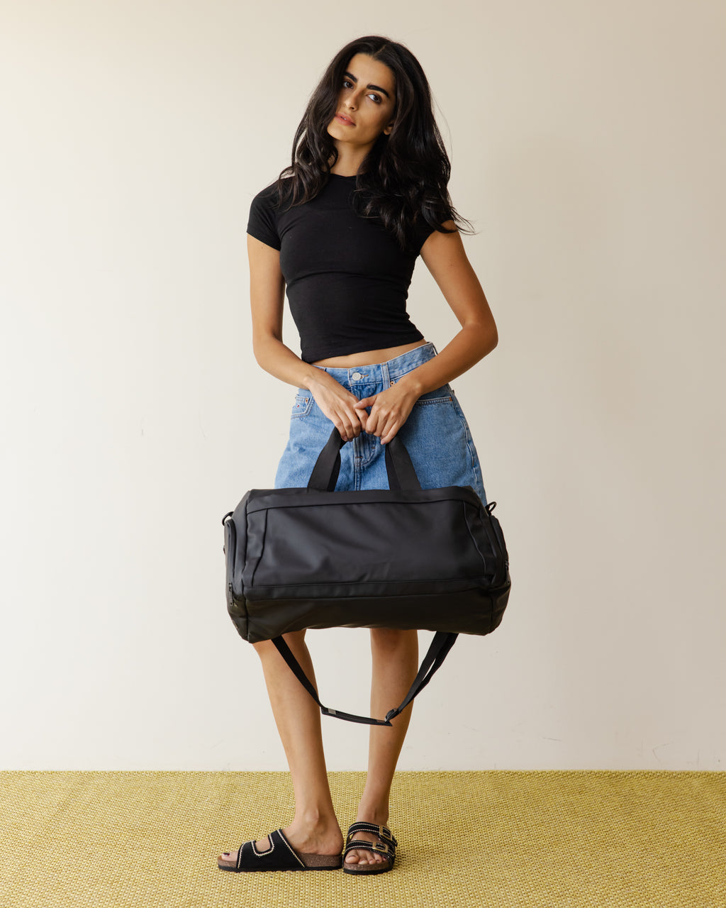 Pavo Essential Black Duffle Bag