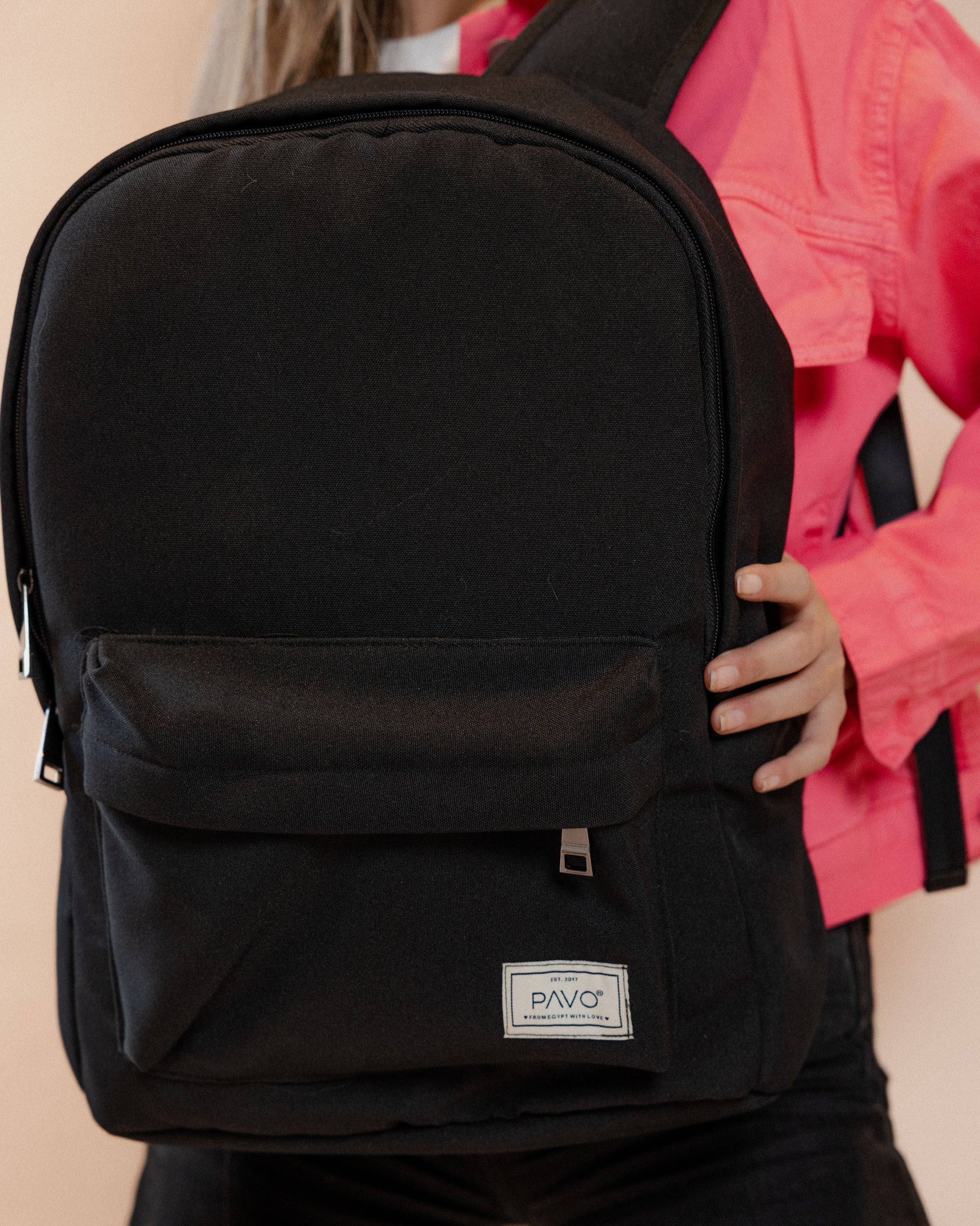 Laptop Backpack Black - PAVO Egypt