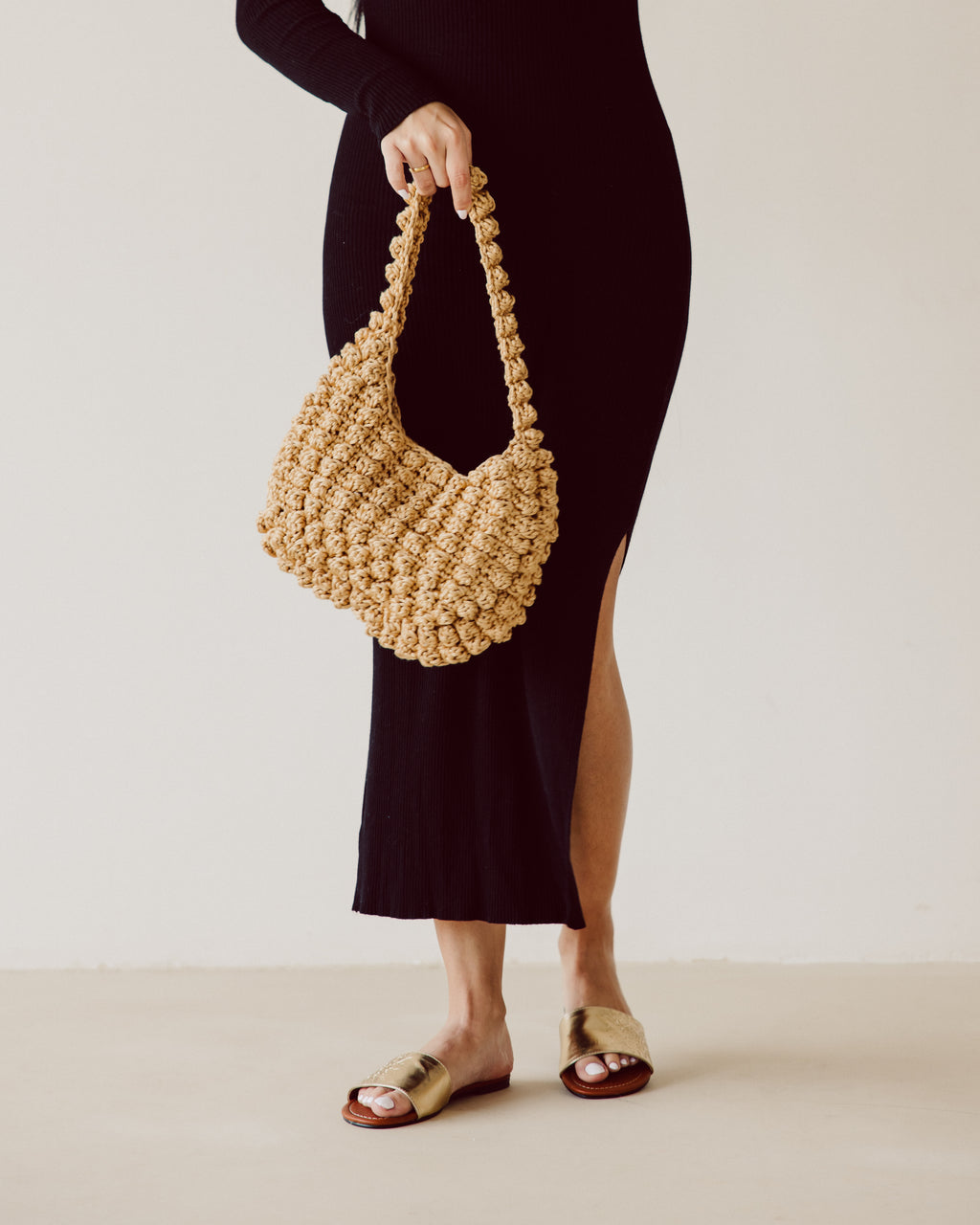Beige Bubble Bag - PAVO Egypt