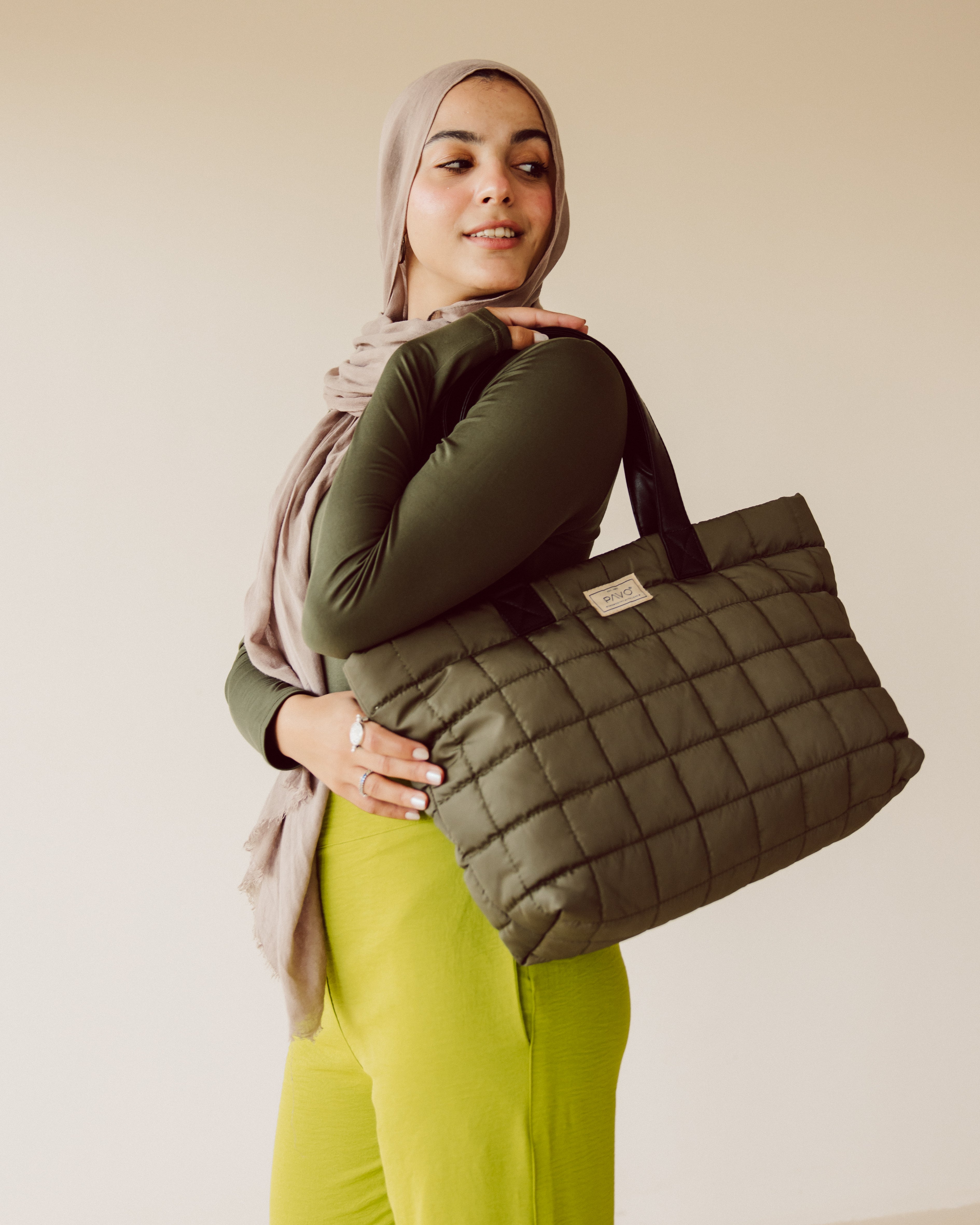 Olive Tote Bag Handbag - PAVO Egypt