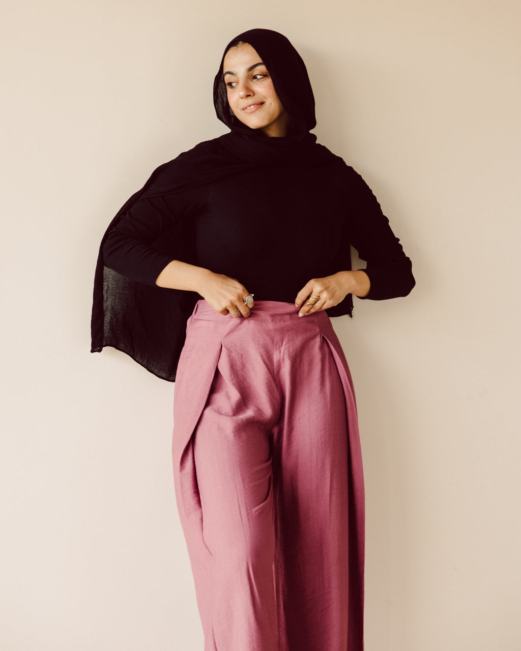 Cashmier wide leg pants - PAVO Egypt