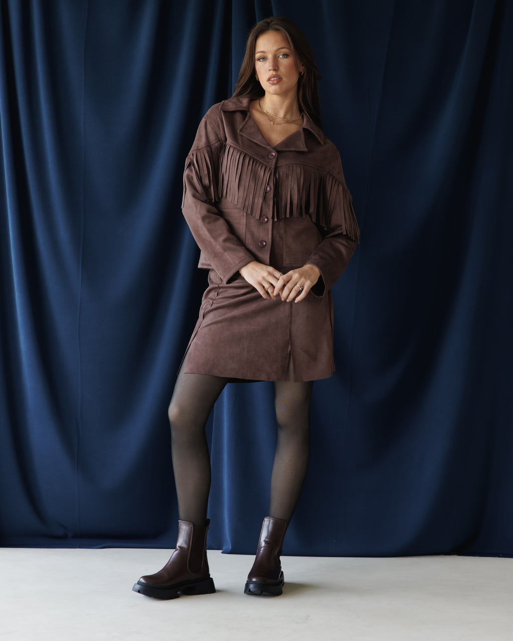 Mocha Verona Skirt